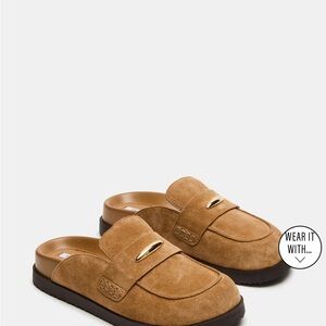 Steve Madden Tan Suede Women's Loafers